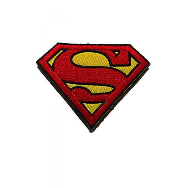 Embroidery Patch Airsoft Morale Patch 1 Superman Military Hook Loop Tactics Morale Embroidered Patch