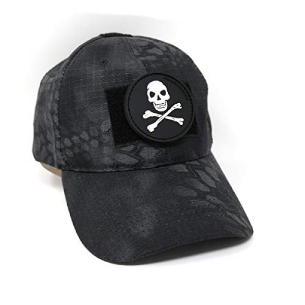 Stinking Patch Co. Airsoft Morale Patch 6 Skull and Crossbones PVC Halloween Tactical Patch | Funny Morale Patch