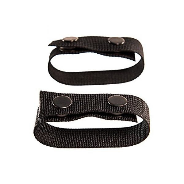 High Speed Gear Tactical Pouch 1 High Speed Gear / HSG - HSGI: Duty Belt Keepers - 2 Pack - Black - Two (2) Nylon snap Closure Keepers
