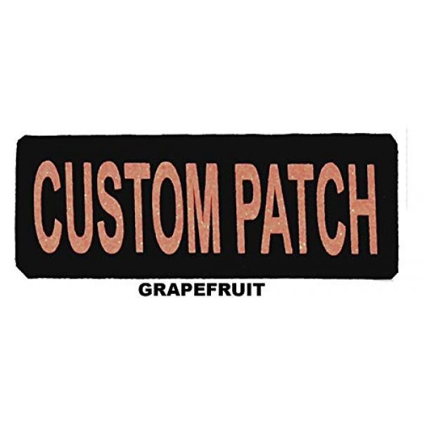 Dogline Airsoft Morale Patch 2 Dogline Custom Patch w/Glitter Letters for Dog Vest, Harness or Collar | Customizable Bling Text | Personalized Patches w/Hook Backing | Name, Agility, Service Dog, ESA