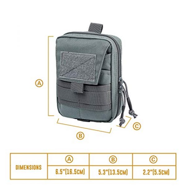 OneTigris Tactical Pouch 2 OneTigris BLADE Multiuse Tool Holder Pouch MOLLE Organizer with Pockets & Tool Slots