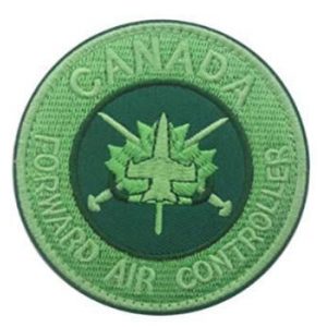 Tactical Embroidery Patch Airsoft Morale Patch 1 Canada Air Force FAC Forward Air Controller Embroidery Patch Military Tactical Morale Patch Badges Emblem Applique Hook Patches for Clothes Backpack Accessories