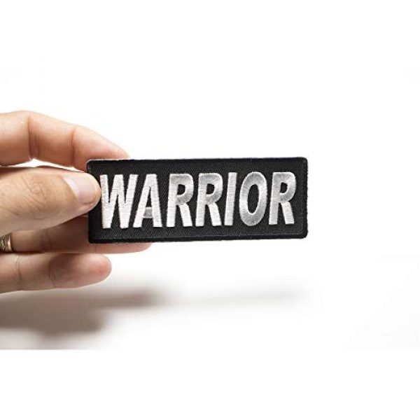 Ivamis Trading Airsoft Morale Patch 3 Warrior Patch - 4x1.5 inch. Embroidered Iron on Patch