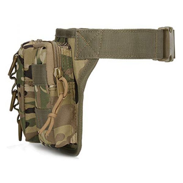 LGL Tactical Pouch 4 Tactical Sling Bag Tactical Belt Bag - Tactical Waterproof Men Waist Pack Hiking nylon Waist Bag Outdoor Army Military Hunting Sports Climbing Camping Waist Pockets Tool Pouch Bag Mini Utility Pouch