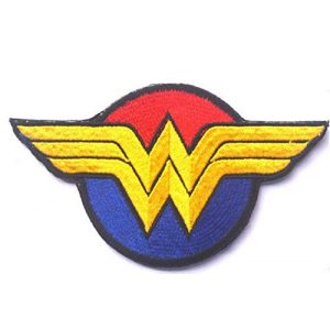 Tactical Embroidery Patch Airsoft Morale Patch 1 Wonder Woman Shield DC Comics TV Movies Tactical Embroidery Patch Hook & Loop Morale Patch Military Patch for Clothing Accessory Backpack Armband