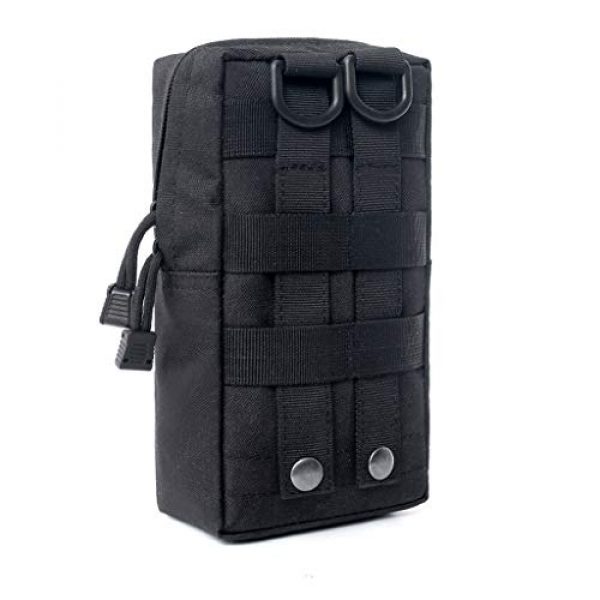 ASCOCO Tactical Pouch 2 ASCOCO Packs Tactical EDC Molle Pouch Tactical Waist Compact Organizer Gadget Gear Outdoor Pouch
