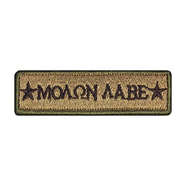 Morton Home Airsoft Morale Patch 1 Morton Home Great Value Tactical Morale Patch Full Embroidery Military Patches Set for Caps,Bags,Backpacks,Tactical Vests,Military Uniforms Etc. (Molon Labe)