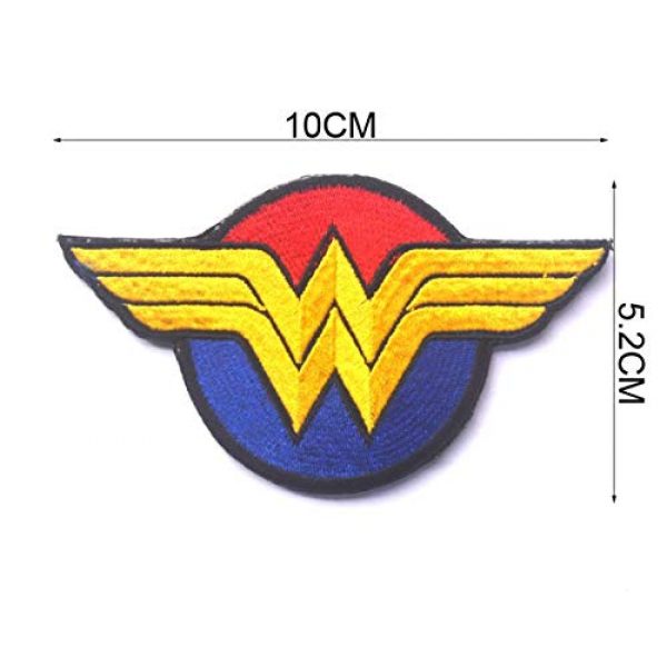 OYSTERBOY Airsoft Morale Patch 2 OYSTERBOY Wonder Woman Super Heroes Symbol Tactical Patch Hook & Loop