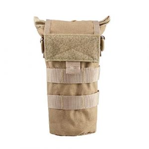 Azarxis Tactical Pouch 1 Azarxis Tactical Military MOLLE Water Bottle Pouch, Drawstring Open Top & Mesh Bottom Travel Water Bottle Bag Tactical Hydration Carrier
