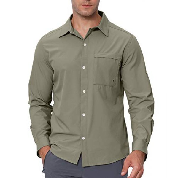 VEOBIKE Tactical Shirt 2 VEOBIKE Men's Fishing Shirts Lightweight Quick Dry Breathable Long Sleeve Cargo Outdoor Hiking Travel Shirts Pockets