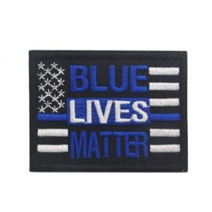 Tactical Embroidery Patch Airsoft Morale Patch 1 BLM Flag Embroidery Patch Military Tactical Morale Patch Badges Emblem Applique Hook Patches for Clothes Backpack Accessories