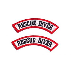 AstroG Airsoft Morale Patch 1 AstroG@ BP20 2 X Rescue Diver Scuba Diving EMT EMS Embroidered Morale Patch 7.5 X 1.5 cm Hook Backing