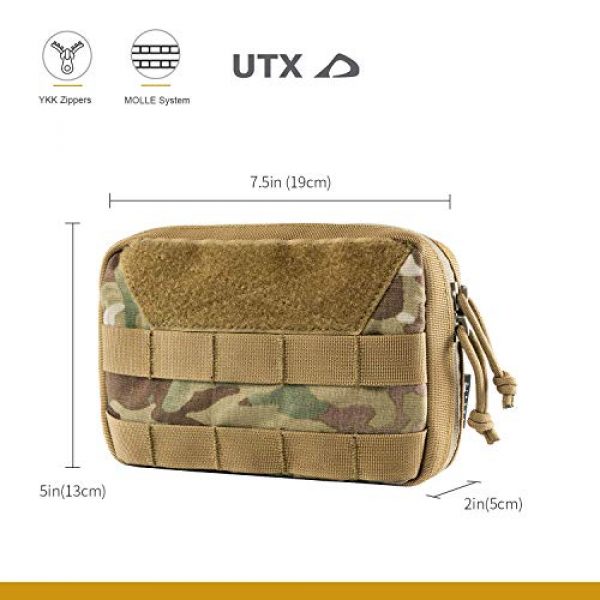 OneTigris Tactical Pouch 4 OneTigris Tactical MOLLE Pouch & Double Open-top Mag Pouch (Multicam)