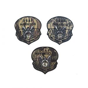 DPAINTouscap Airsoft Morale Patch 1 USAF Airborne Paratrooper Pararescue Tactical Patches Embroidered Military Patch Morale Patches