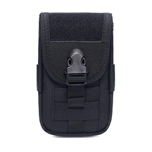 Azarxis Tactical Pouch 1 Azarxis Tactical Cell Phone Holster Pouch, Tactical Smartphone Pouches EDC Cellphone Case Molle Gadget Bag Molle Attachment Belt Card Holder Waist Bag