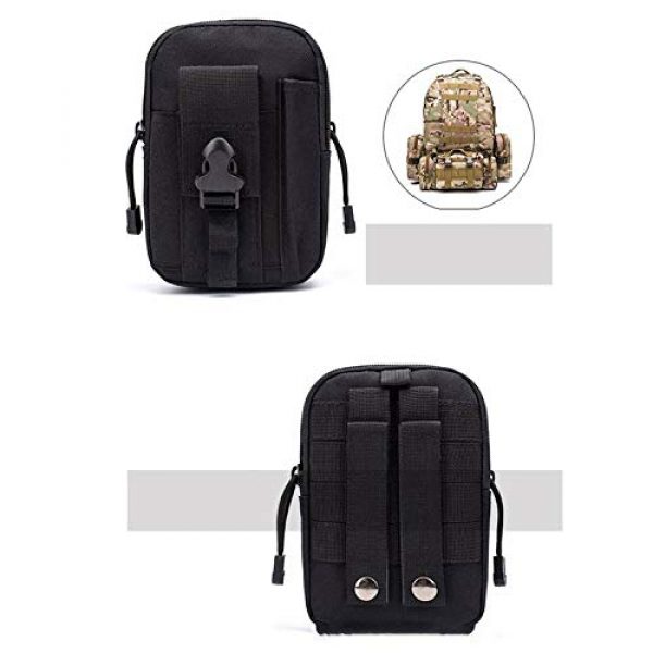 Majoxin Tactical Pouch 3 Majoxin Universal Outdoor Tactical Military Waist Belt Bag Wallet with Zipper Multifunction Phone Pouch Bag for Men