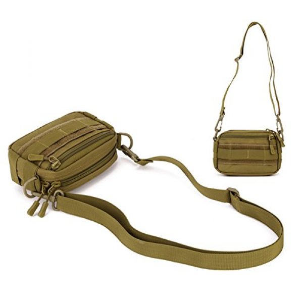 Messagee Tactical Pouch 4 Messagee Tactical Utility MOLLE Pouch Outdoor Casual Messenger Bag Military Waist Belt Bag Pack