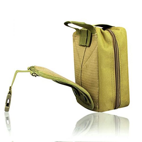 Outry Tactical Pouch 7 Outry Tactical MOLLE Medical Pouch, EMT First Aid Pouch, Rip-Away IFAK Medical Emergency Utility Pouch, Military Tactical Pouch for Outdoor Activities