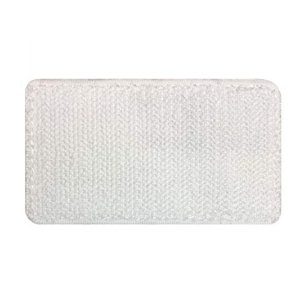 Morton Home Airsoft Morale Patch 5 Morton Home 3D PVC Don't Tread On Me and USA Flag Tactical Military Morale Fastener Patch (White)