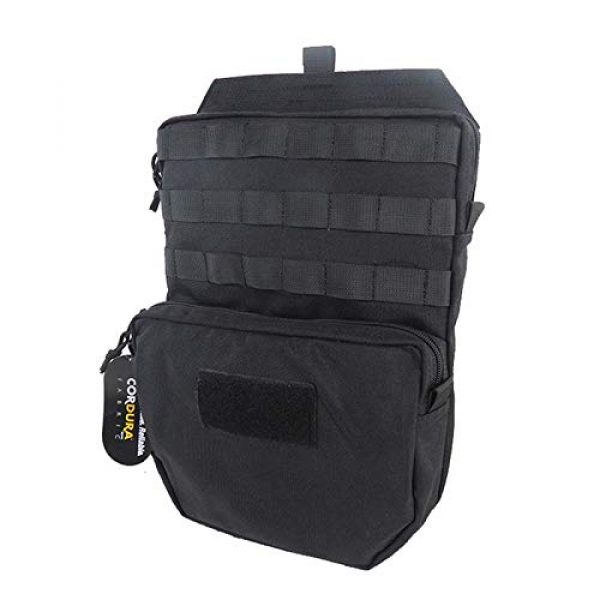 Pvnoocy Tactical Backpack 1 Pvnoocy Hydration Pouch Modular Webbing MOLLE for 3L Water Bag Durable H2O Pouch Attached to Tactical Vest Hydration Backpack