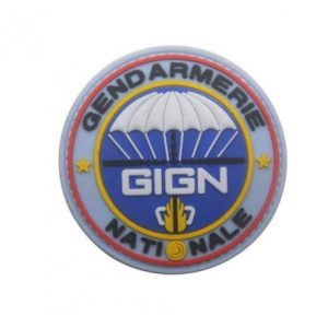 Tactical PVC Patch Airsoft Morale Patch 1 Special Unit Gendarmerie Nationale France GIGN PVC Military Tactical Morale Patch Badges Emblem Applique Hook Patches for Clothes Backpack Accessories