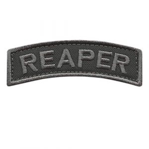 LEGEEON Airsoft Morale Patch 1 LEGEEON Reaper Shoulder Tab Subdued Badge US Army Tactical Morale Hook-and-Loop Patch