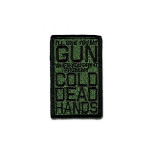BASTION Airsoft Morale Patch 1 BASTION Morale Patches (Cold Dead Hands, ODG) | 3D Embroidered Patches with Hook & Loop Fastener Backing | Well-Made Clean Stitching, Military Patches Ideal for Tactical Bag, Hats & Vest