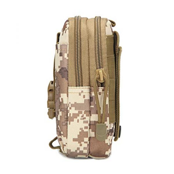 NEDVI Tactical Pouch 3 NEDVI Tactical Waist Pack Multi-Purpose EDC Pouch Bag, Radio Cases Cell Phone Holster,Tactical Bag Pouch Fanny Pack Pocket for Sports Travel Hiking Running Cycling Camping