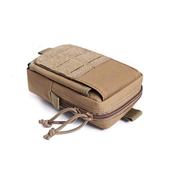 AegisTac Tactical Pouch 2 AegisTac Tactical Molle Phone Pouch EDC Utility Gadget Waist Bag Pack Cell Phone Case Smartphone Holster Bag for Hiking Bushcraft Survival