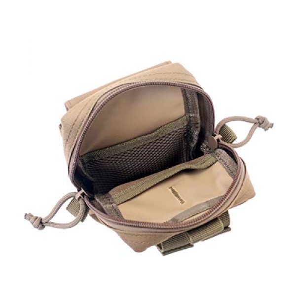 Azarxis Tactical Pouch 4 Azarxis Tactical EDC Pouch, Molle Utility Pouches Gadget Organizer Phone Holder Waist Pack IFAK Bag Smartphone Pouch Tool Holster Pocket