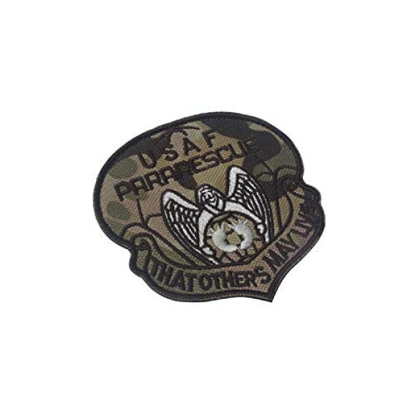DPAINTouscap Airsoft Morale Patch 4 USAF Airborne Paratrooper Pararescue Tactical Patches Embroidered Military Patch Morale Patches