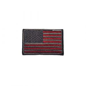 AMCompanyLtd Airsoft Morale Patch 1 USA Flag Patch. 6 Types. Tactical Morale Patch. Shoulder Emblem of America. Hook and Loop. Fastener for Backpacks Caps Hats. (Size: 3.14"x1.96") (Grayscale)