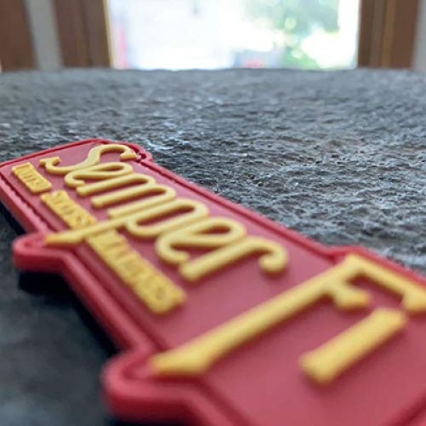 PatchOps Airsoft Morale Patch 3 PatchOps Semper Fi United States Marines PVC Tactical Morale Booster Patch