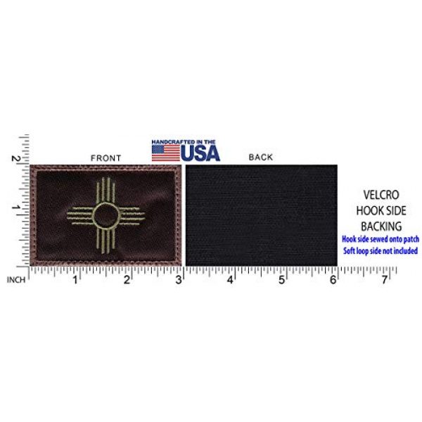 Tactical Patch Works Airsoft Morale Patch 5 New Mexico Zia Symbol State Flag Patch