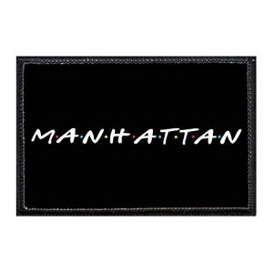 P PULLPATCH Airsoft Morale Patch 1 Manhattan - Friends Morale Patch | Hook and Loop Attach for Hats, Jeans, Vest, Coat | 2x3 in | by Pull Patch