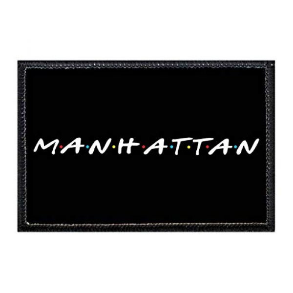 P PULLPATCH Airsoft Morale Patch 1 Manhattan - Friends Morale Patch | Hook and Loop Attach for Hats, Jeans, Vest, Coat | 2x3 in | by Pull Patch