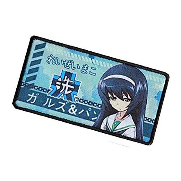 Fine Print Patch Airsoft Morale Patch 3 Japan Anime Girls & Panzer Hook Loop Tactics Morale Printed Patch (color5)