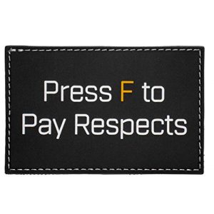Bitway Tactical Airsoft Morale Patch 1 Bitway Tactical Press F PVC Hook-Backed Morale Patch