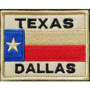 Tactical Embroidery Patch Airsoft Morale Patch 1 Texas State Flag Embroidery Patch Military Tactical Morale Patch Badges Emblem Applique Hook Patches for Clothes Backpack Accessories