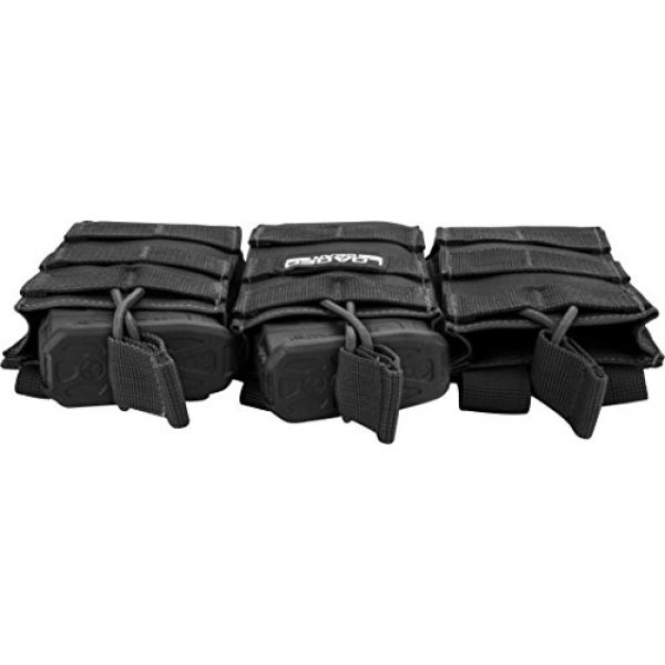 BARSKA Tactical Pouch 4 BARSKA Loaded Gear Tactical Triple Stacker Open Top Magazine M4 M16 AR15 Molle Mag Pouch