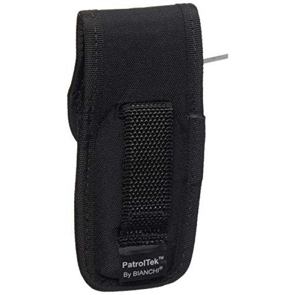 BIANCHI Tactical Pouch 2 BIANCHI, 8007 PatrolTek OC/Mace Spray Pouch, Black, Size Small