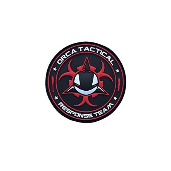Orca Tactical Airsoft Morale Patch 1 Orca Tactical Military Morale Patches PVC Hook and Loop (Orca Response Team - 3 in)