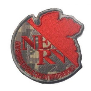 Tactical Embroidery Patch Airsoft Morale Patch 1 Evangelion Nerv Tactical Embroidery Patch Hook & Loop Morale Patch Military Patch for Clothing Accessory Backpack Armband (color1)