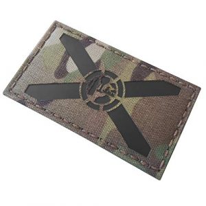 Tactical Freaky Airsoft Morale Patch 1 Multicam IR Florida State Flag 2x3.5 Infrared IFF Tactical Morale Touch Fastener Patch