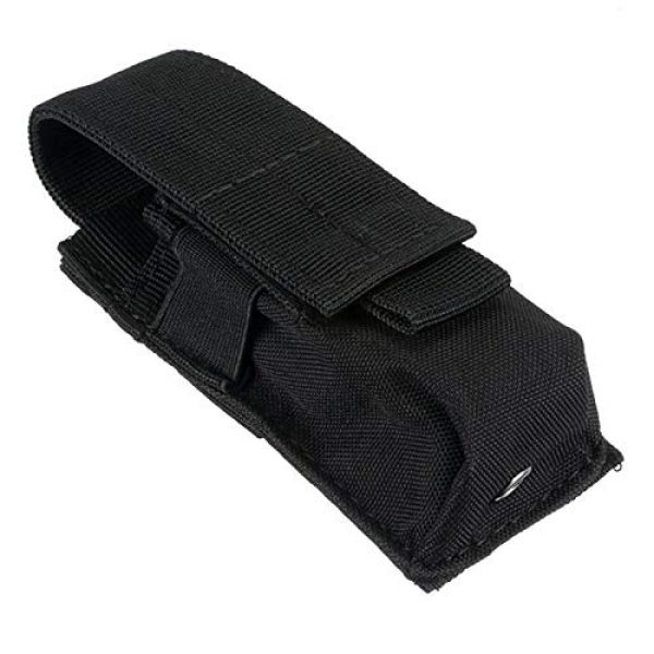 FIRECLUB Tactical Pouch 1 FIRECLUB Tactical Molle 14 x 5.5 Protable Travel Kit Flashlight Bag Tactical Unsex MOLLE Single Mag Pouch Belt Waist Pack Bag