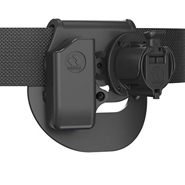Orpaz Tactical Pouch 4 Orpaz Handcuff Case and Magazine Holster for 9mm 0.40 Polymer/Plastic Magazines