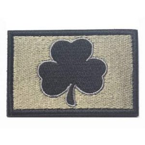 Tactical Embroidery Patch Airsoft Morale Patch 1 Irish Lucky Clover Tactical Embroidery Patch Hook & Loop Morale Patch Military Patch for Clothing Accessory Backpack Armband (color4)