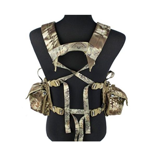 TMC Airsoft Tactical Vest 4 TMC Tactical Military 961A Kryptek MAD Camo Chest Rig for Airsoft Paintball