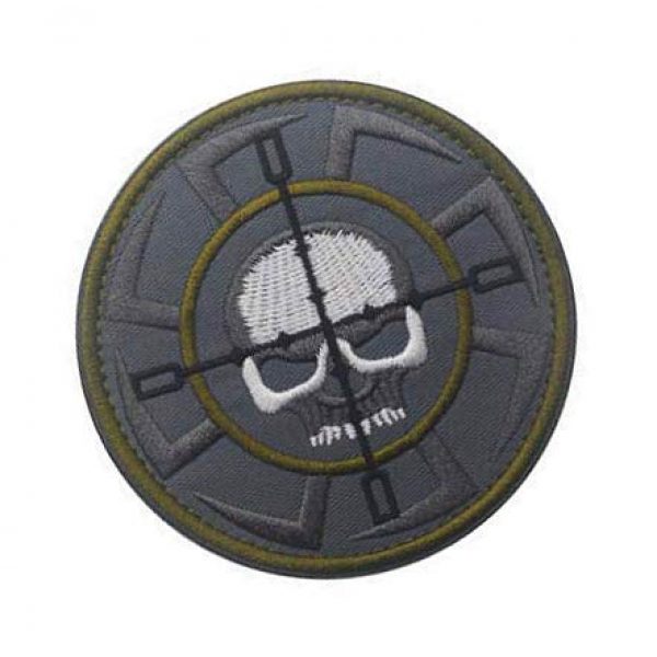 Embroidery Patch Airsoft Morale Patch 2 Russia FSB, ALFA Team Kolovrat Skull Military Hook Loop Tactics Morale Embroidered Patch