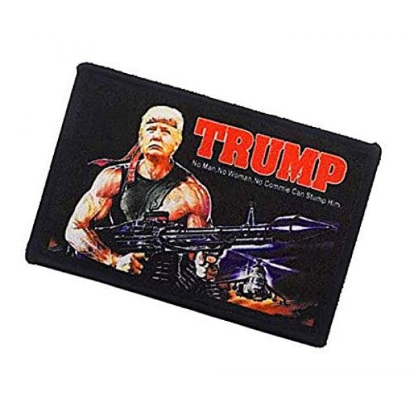 Fine Print Patch Airsoft Morale Patch 3 Trump Military Hook Loop Tactics Morale Patch